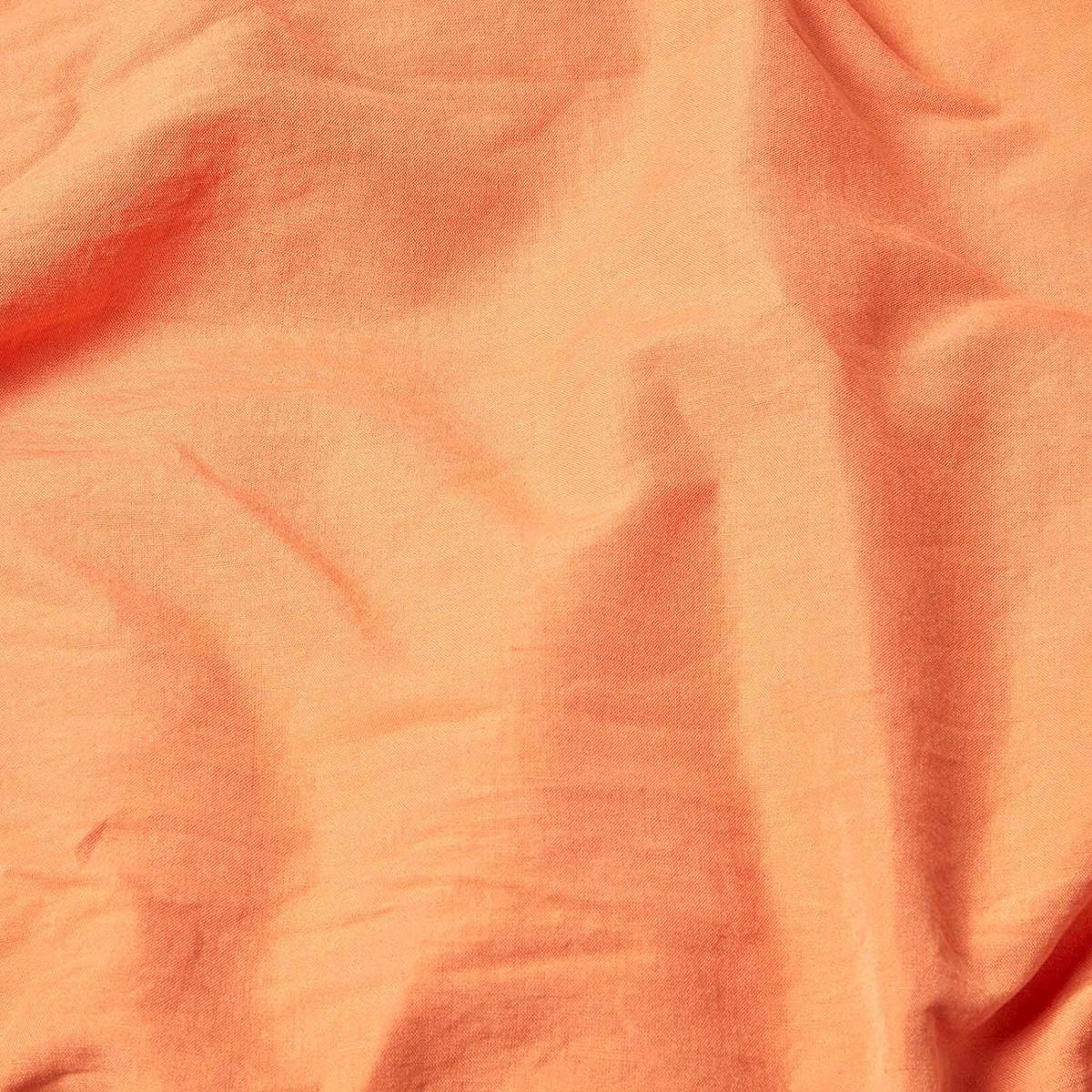 KISSENBEZUG Leinen für V-Form-Kissen - Orange, Textil (38/76cm) - Homescapes
