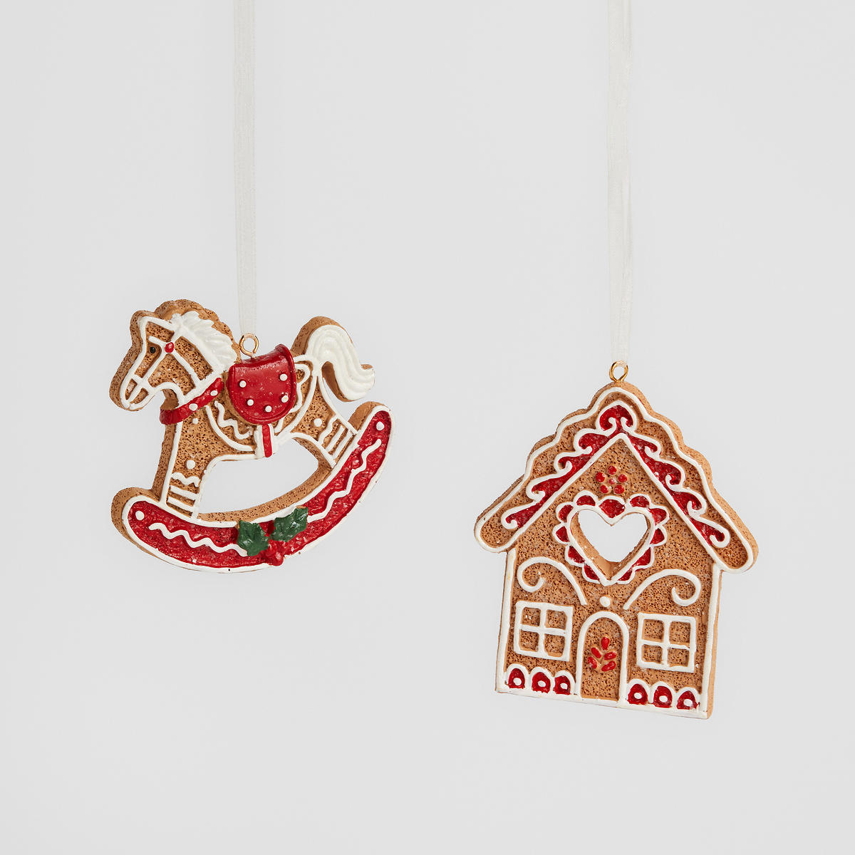 WANDDEKORATION Charmhorse, Braun, 0.5 x 7.5 x 8 cm, Dekorative Weihnachtsdeko - Braun, Kunststoff (7.5/0.5/8cm) - home&you