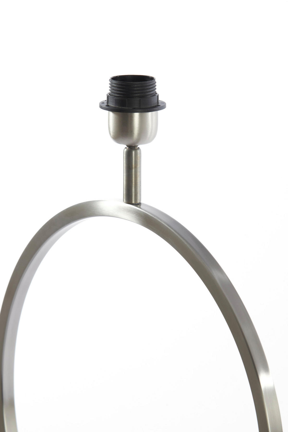 LAMPENFUSS Liva Silber Ø50/62 cm - Silberfarben, Metall (50/15/57cm) - Light & Living