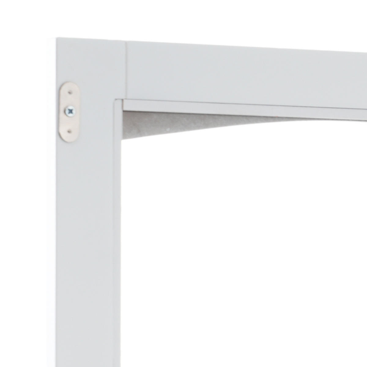 HOCHSCHRANK in Weiß Badezimmerschrank mit Glastüren und Schubladen für Badezimmer, B45/T36/H160 cm - Transparent/Weiß, Holzwerkstoff (45/160/36cm) - STILVORA