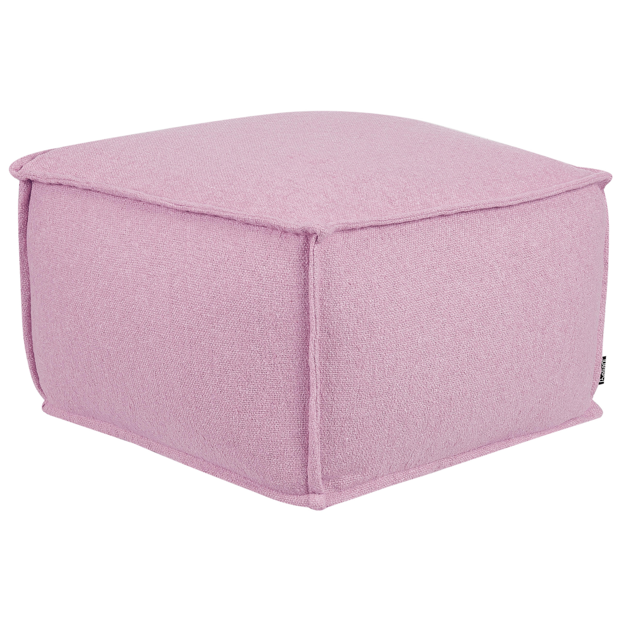 POUF Rosa Sherali - Pink, Naturmaterialen (50/30/50cm) - Beliani
