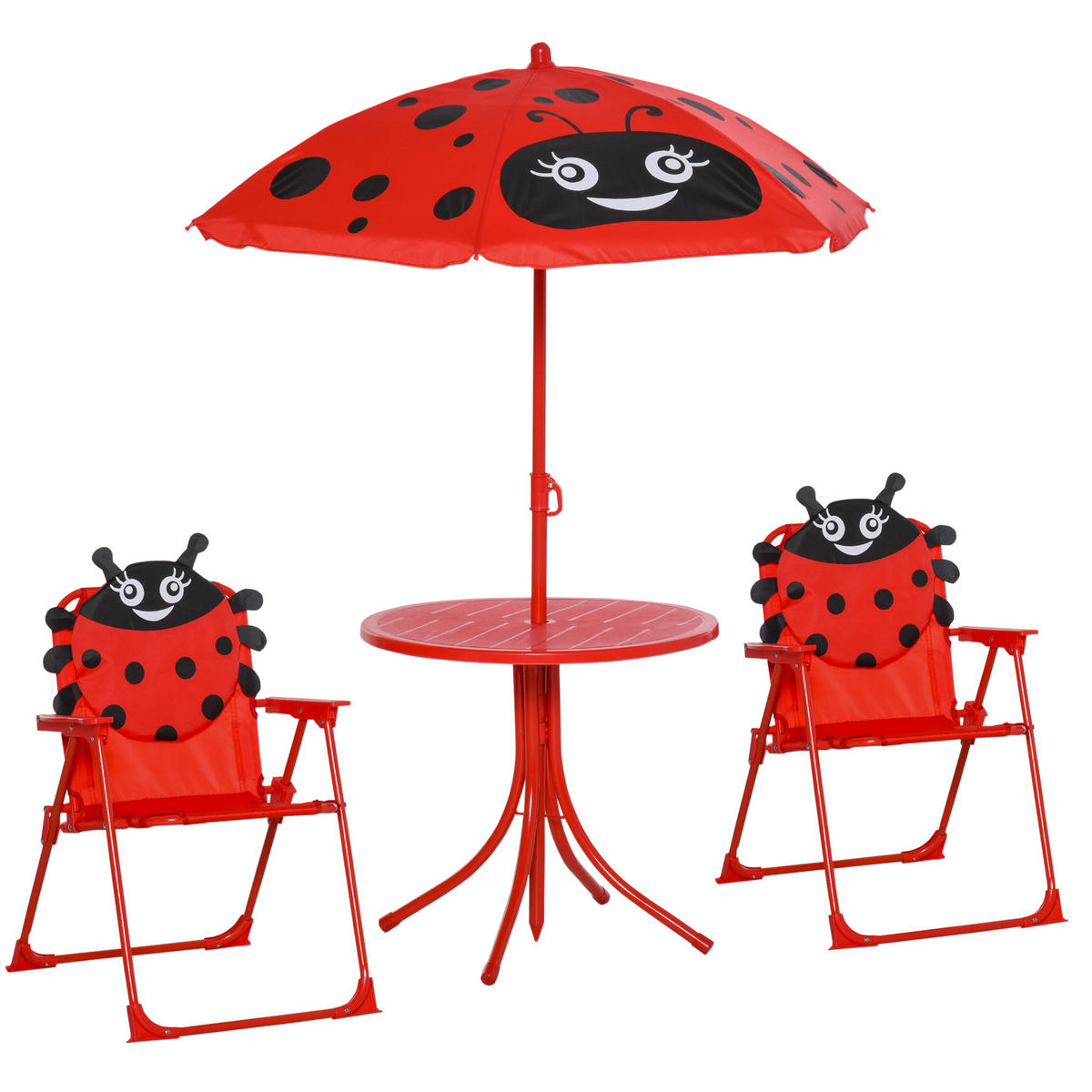 KINDERSITZGRUPPE DE-17504 Rot - Rot, Metall (50/46/50cm) - ComfortXL