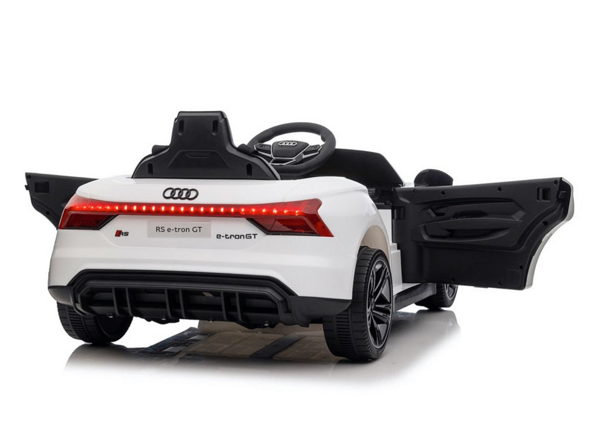 KINDER ELEKTROAUTO Audi RS e-tron GT Weiß - Weiß, Kunststoff (103/58/41cm) - TPFLiving