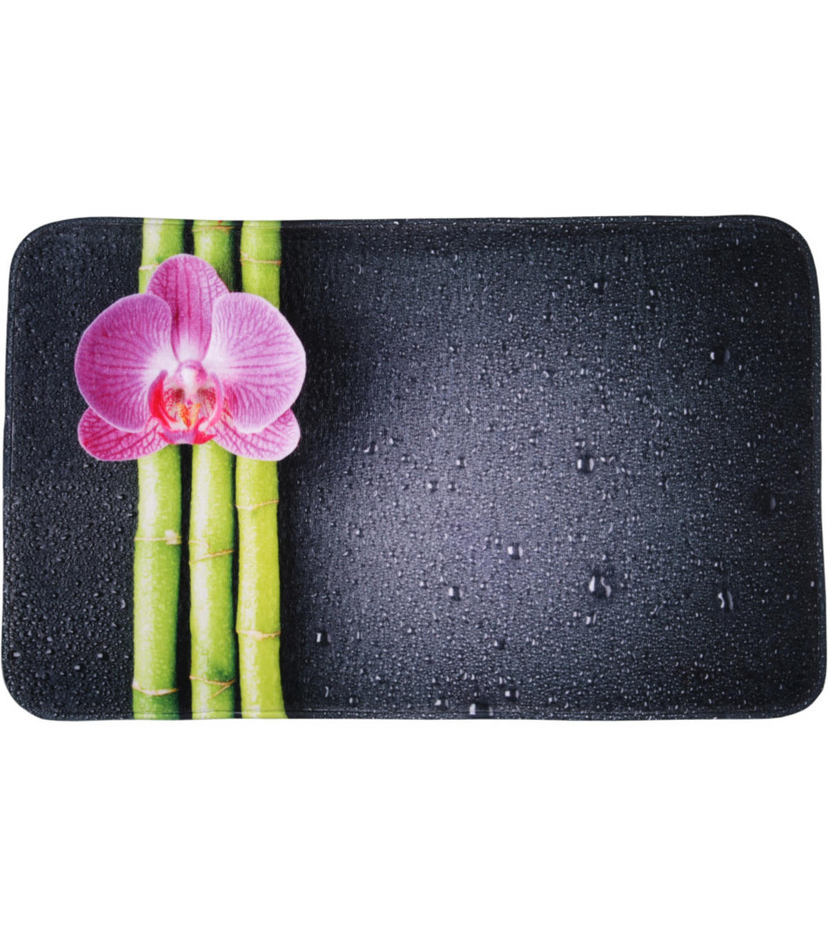 BADTEPPICH Asia 70 x 110 cm - Grau, Textil (70/110cm) - Sanilo