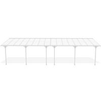 PERGOLA / CARPORT Kleo Weiß 10m x 3m - Weiß, Metall (990/270/300cm) - Cazeboo