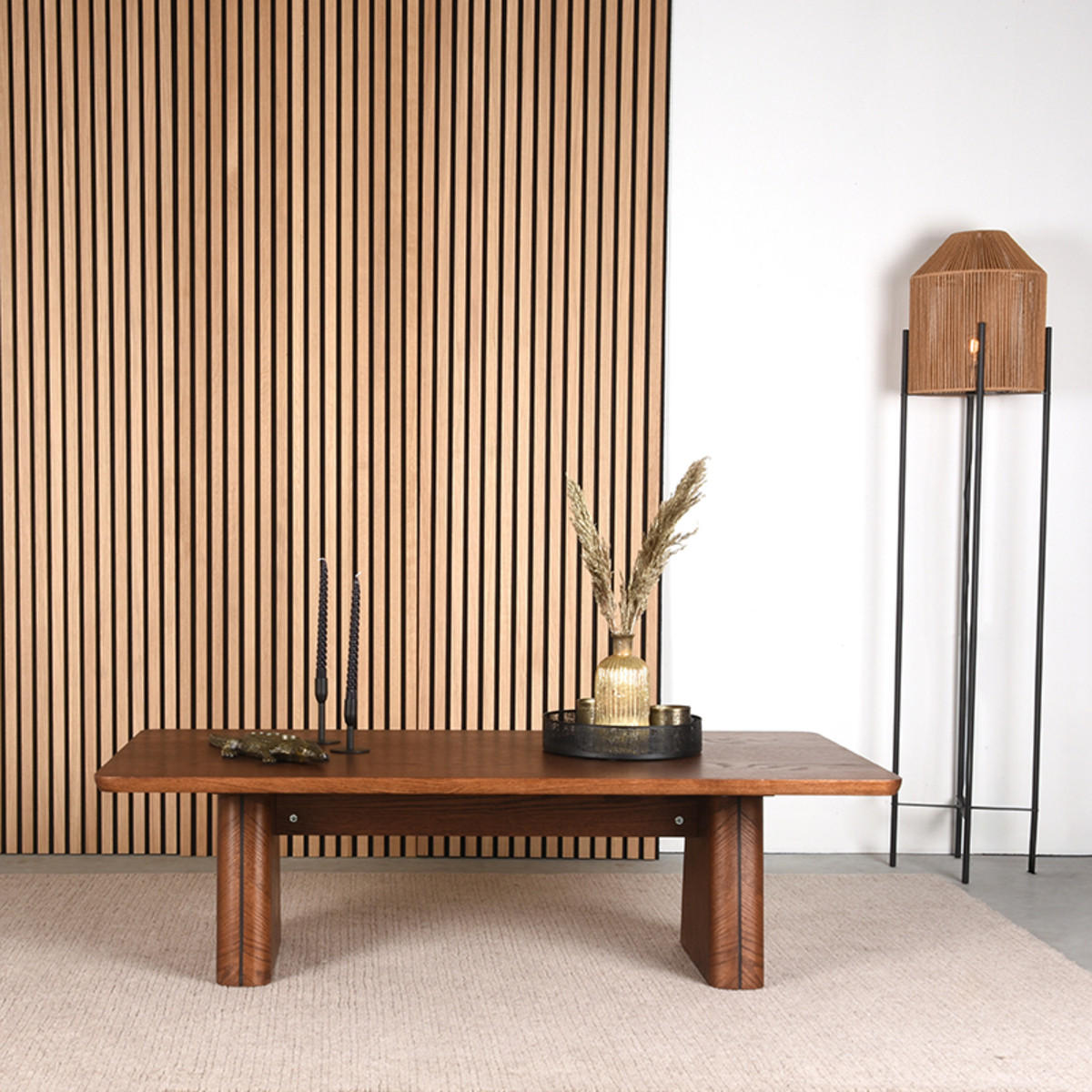 COUCHTISCH Jule Braun 70/140/40 cm - Braun, Holz (70/140/40cm) - LABEL51