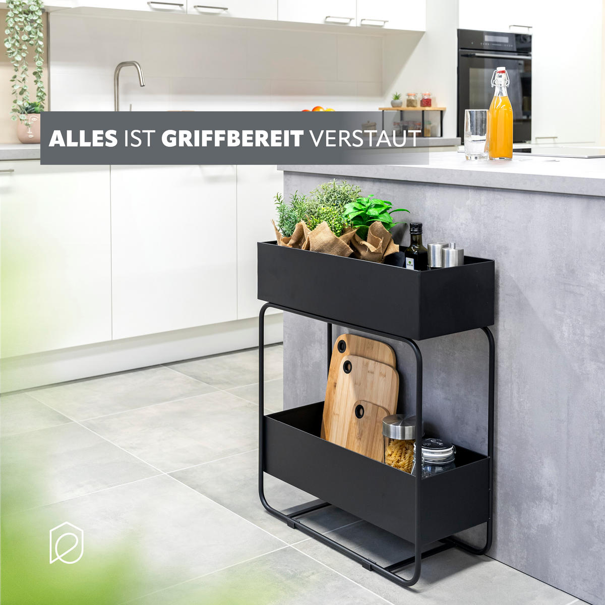 PFLANZENSTÄNDER, schwarz - Schwarz, Metall (25/60/71cm) - eluno