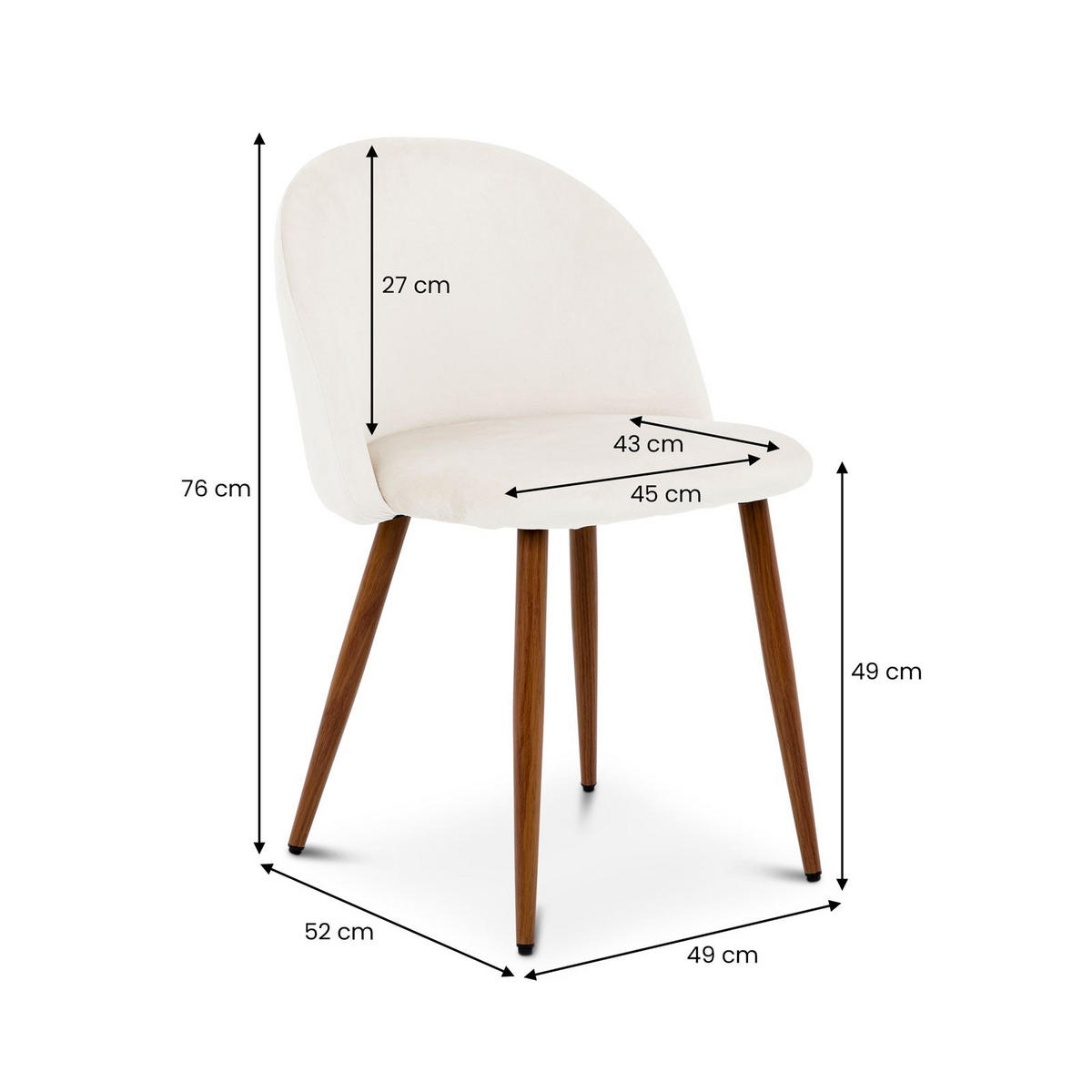 ESSGRUPPE LOIRE/NAVIA 3er Set weiß - Weiß, Metall - IDIMEX