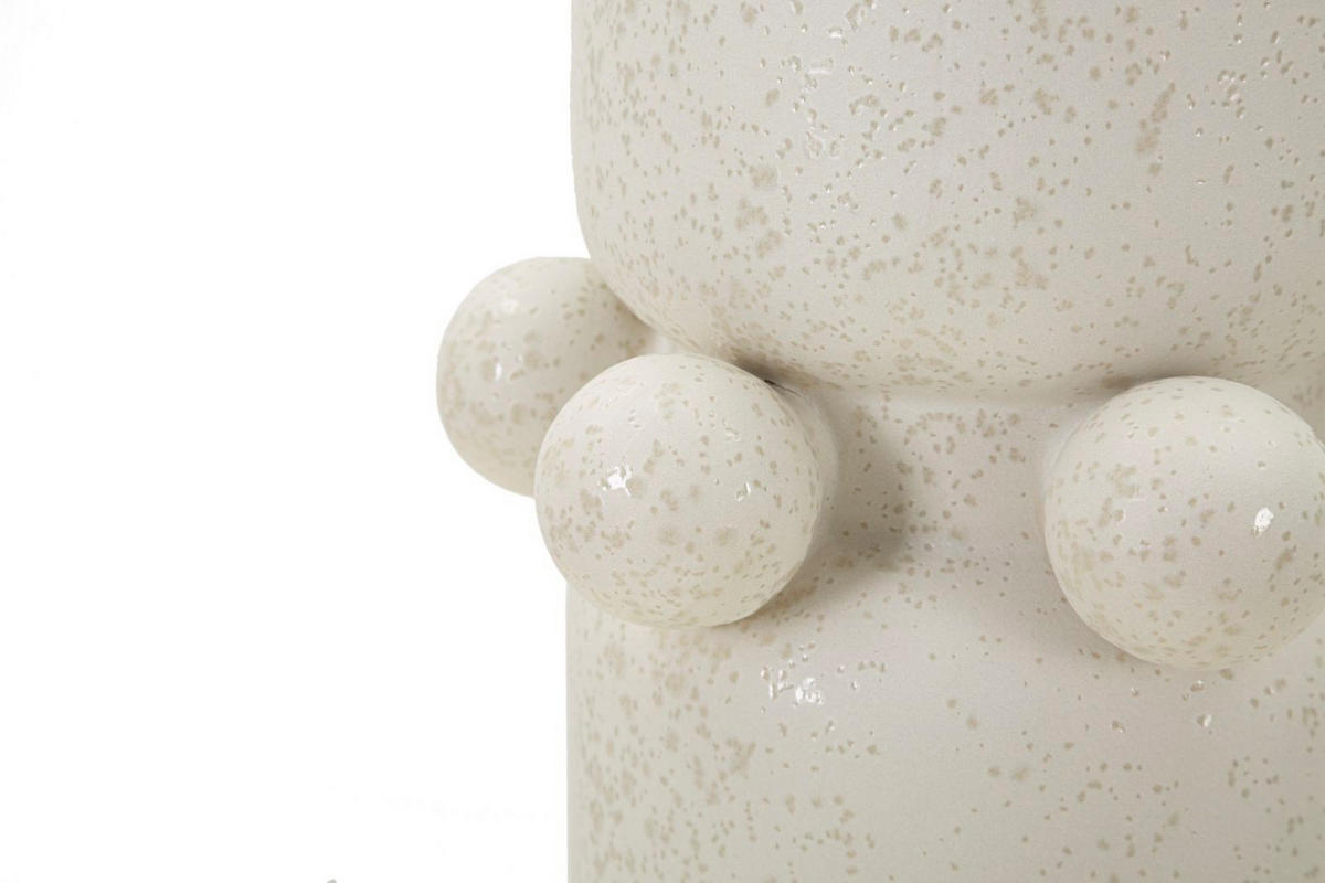 VASE Keramik Potter Ø 21/40 cm - Beige, Keramik (41cm) - Mauro Ferretti