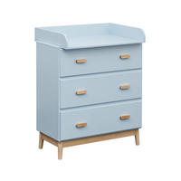 WICKELKOMMODE Hellblau 42/80/100 cm - Hellblau, Holzwerkstoff (80/100/42cm)