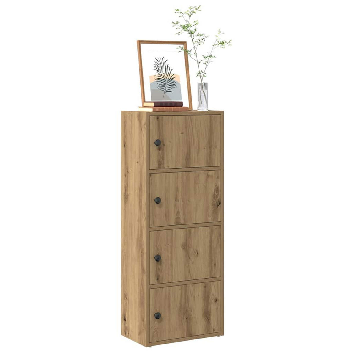 BÜCHERREGAL Artisan-Eiche 40/24/102 Cm Holzwerkstoff - Braun, Holzwerkstoff (40/102/24cm) - vidaXL