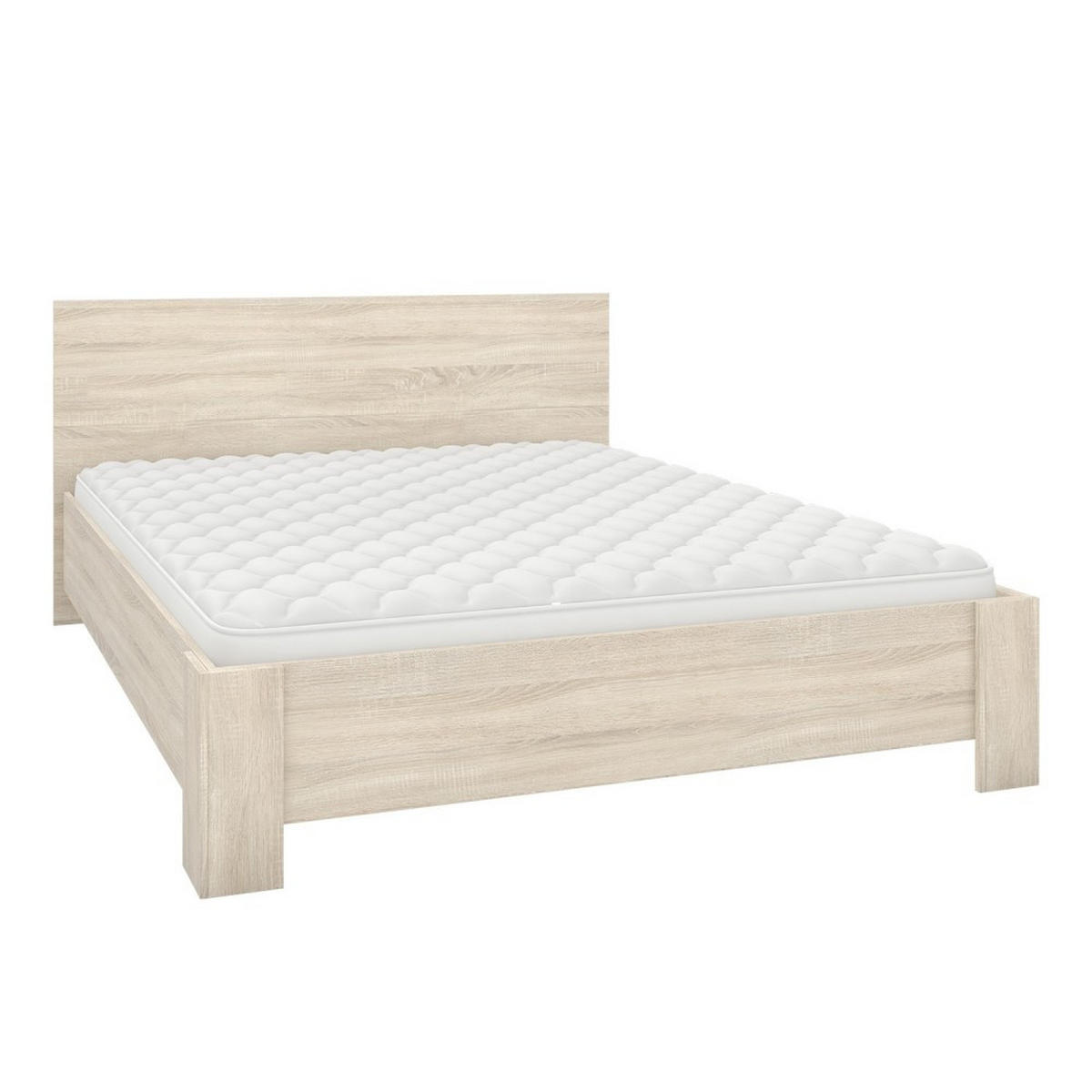 DOPPELBETT 169/90/207 cm Mediolan ohne Matratze 160x200 cm Sonoma,Sonoma - Sonoma Eiche, Holzwerkstoff - imoebel24