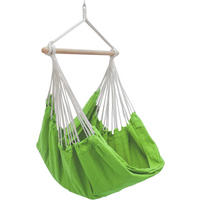 XXL HÄNGESESSEL 185/130 cm Belastbar bis 150 kg Limette - Grün, Textil (130/155/185cm) - Amanka