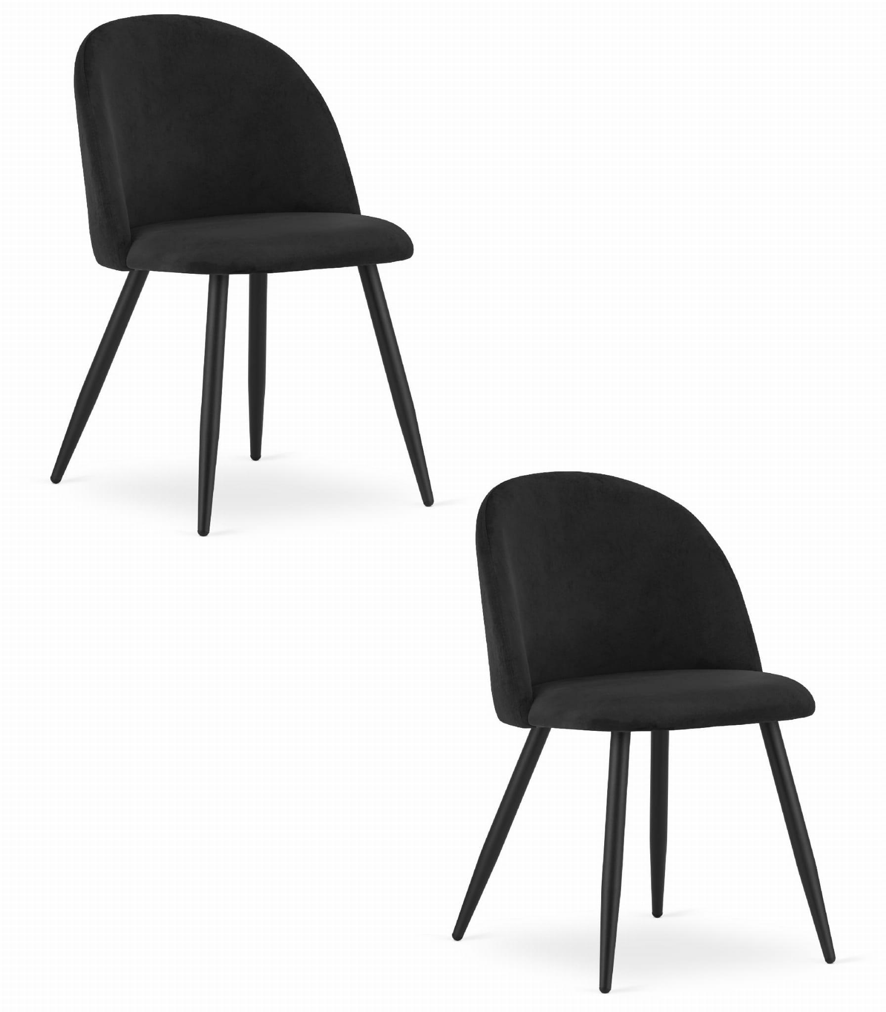 Valora Esszimmerstuhl Schwarz 46x76.5x42.5 cm