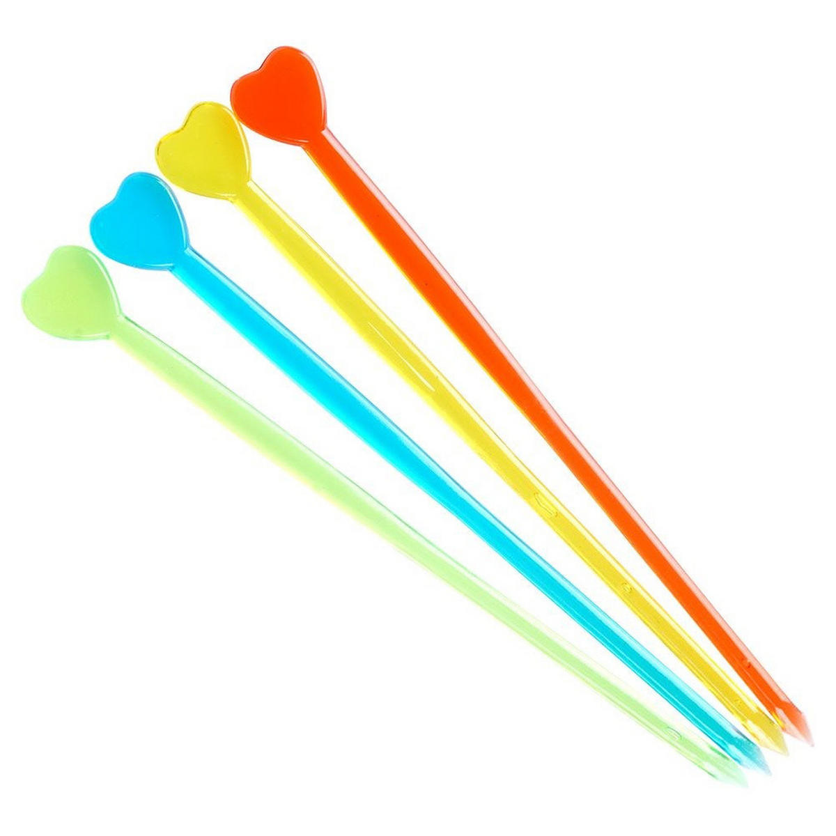 SNACK-ZAHNSTOCHER 8 cm 50 Stück. - Multicolor, Kunststoff (8cm) - Orion 