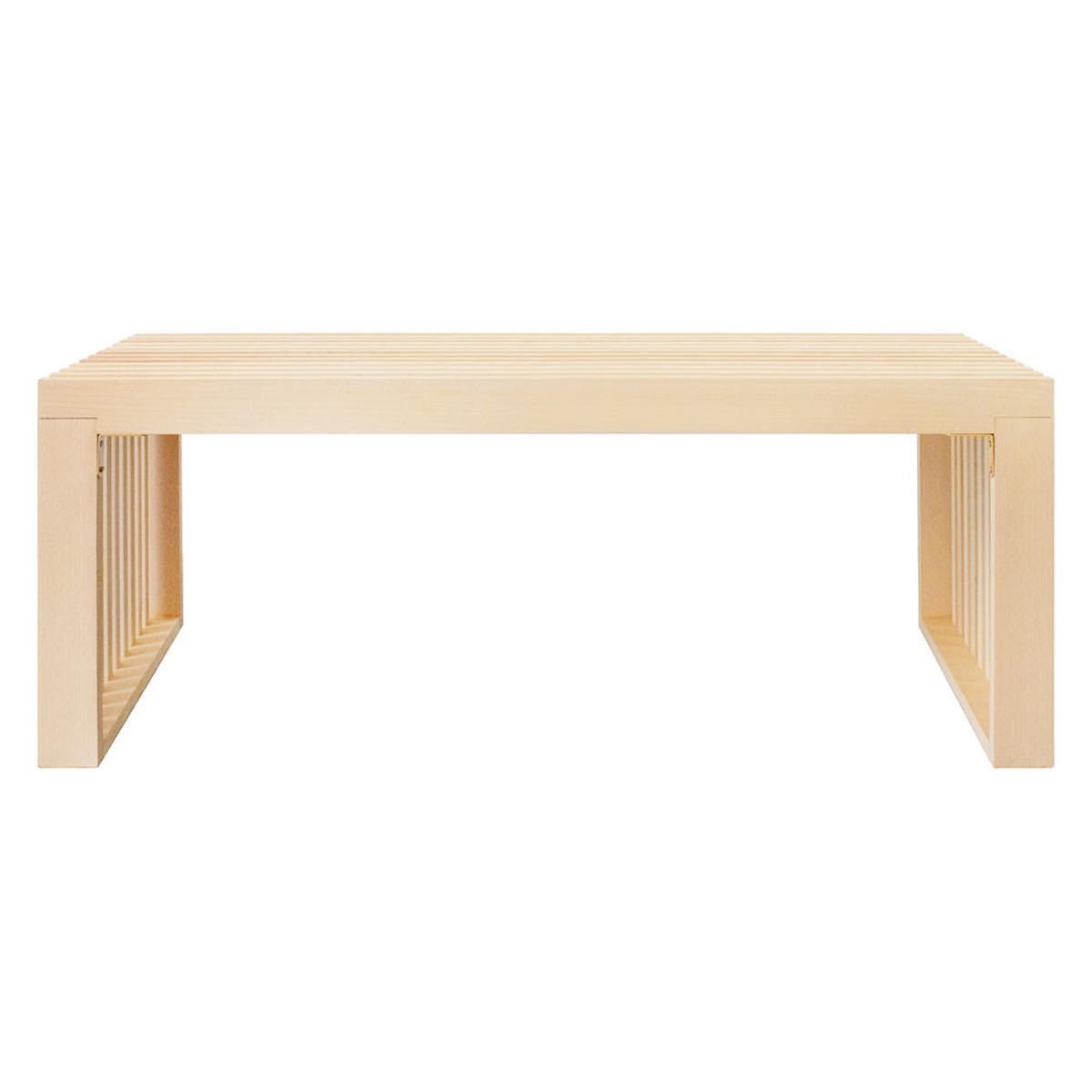 SITZBANK LORA - Natur, 110 cm - Naturfarben, Holz (110/42/40cm) - Home Deluxe