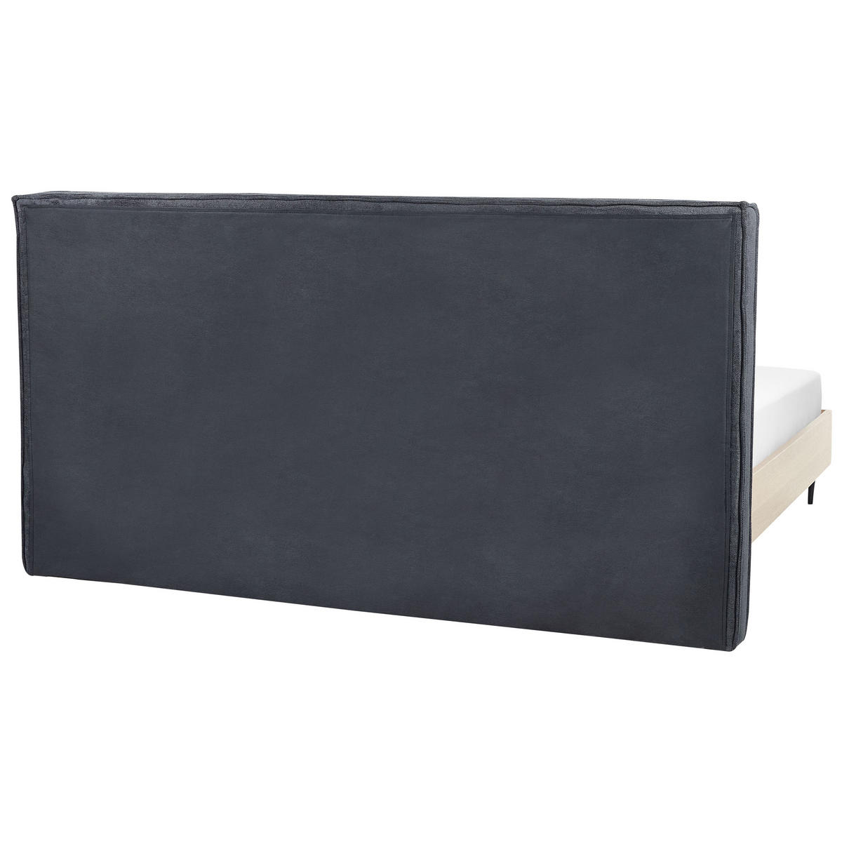 BETT 180/200cm Dunkelgrau Izernore - Dunkelgrau, Textil (180/200cm) - Beliani