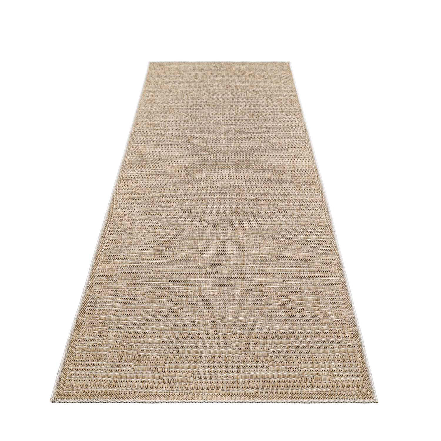 OUTDOOR-TEPPICH 789 Braun Wetterfest 80x250 cm - Braun, Textil (80/250cm) - carpet city