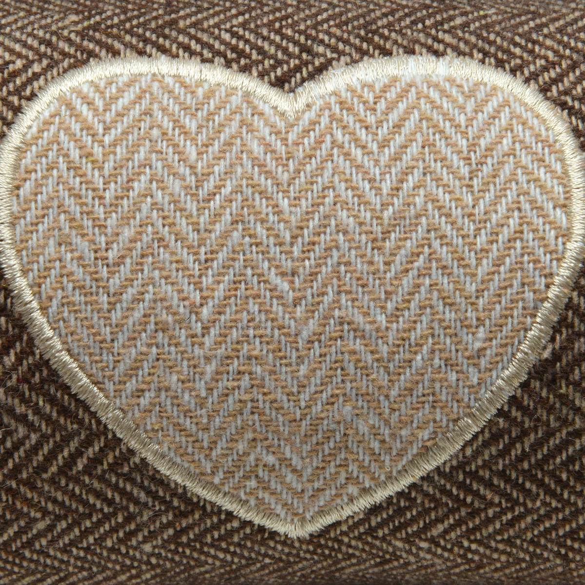 ZUGLUFTSTOPPER Tuuli HR 8x120cm Braun - Hellbraun/Braun, Textil (8/120cm) - Beautissu 