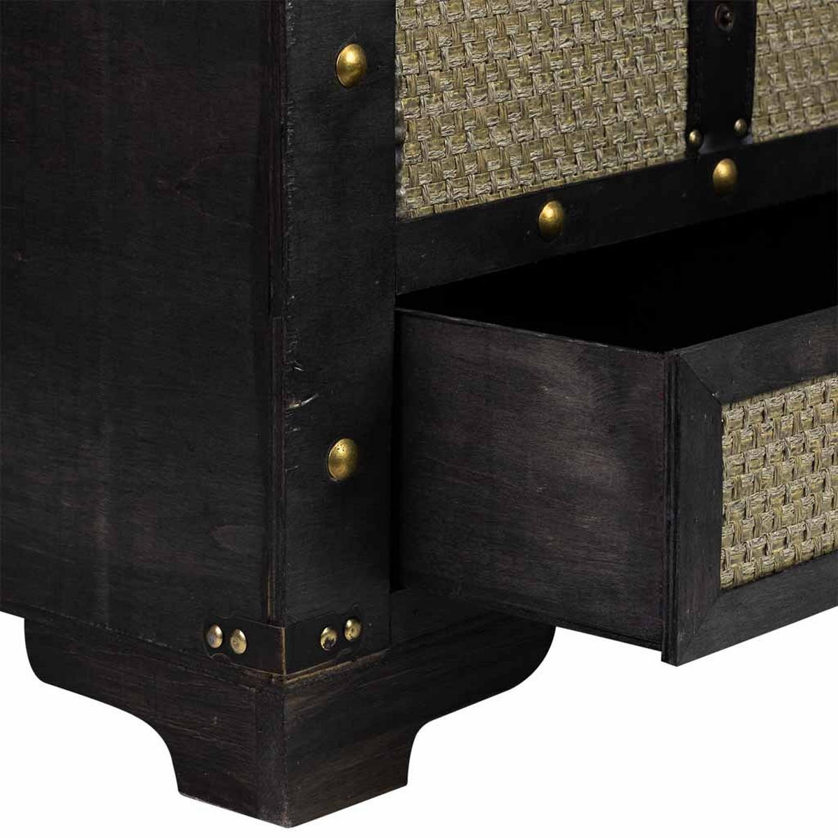 TRUHE aus Holz, braun, 90x45x46cm - Braun, Holz (90/45.5/45cm) - Wanderlust