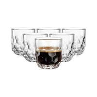 ESPRESSOGLÄSER (1) Gocce transparent 60 ml 6er Set - Transparent, Glas (0.06L) - Leonardo Living