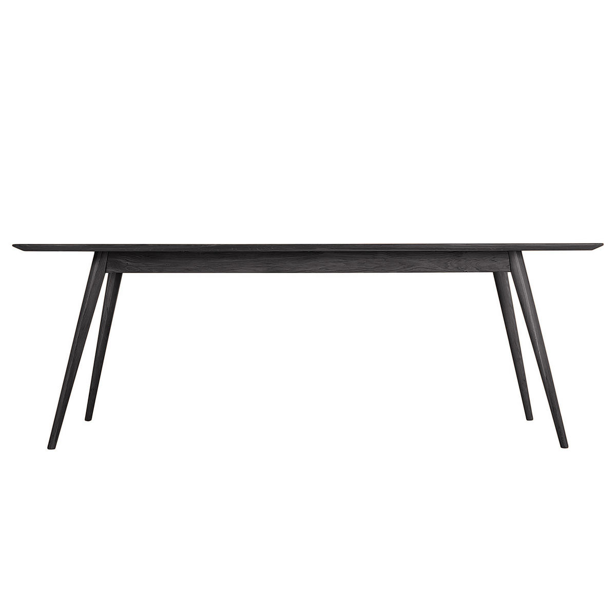 MASSIVER ESSTISCH - Massivholz - Eschefarben, Holz (90/220/75cm) - home24