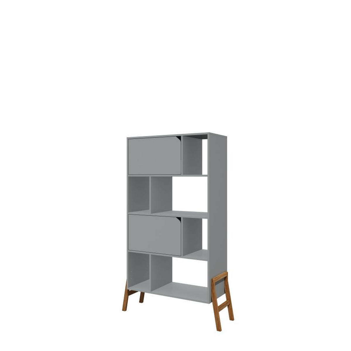 KINDERREGAL Lotta - Grau, Holzwerkstoff (103/163/39cm) - RAUMHIRSCH FURNITURE