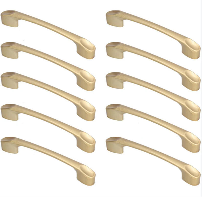 MÖBELGRIFF 10er-Set 133 mm - Grün, Metall (1.8/2/13.3cm)