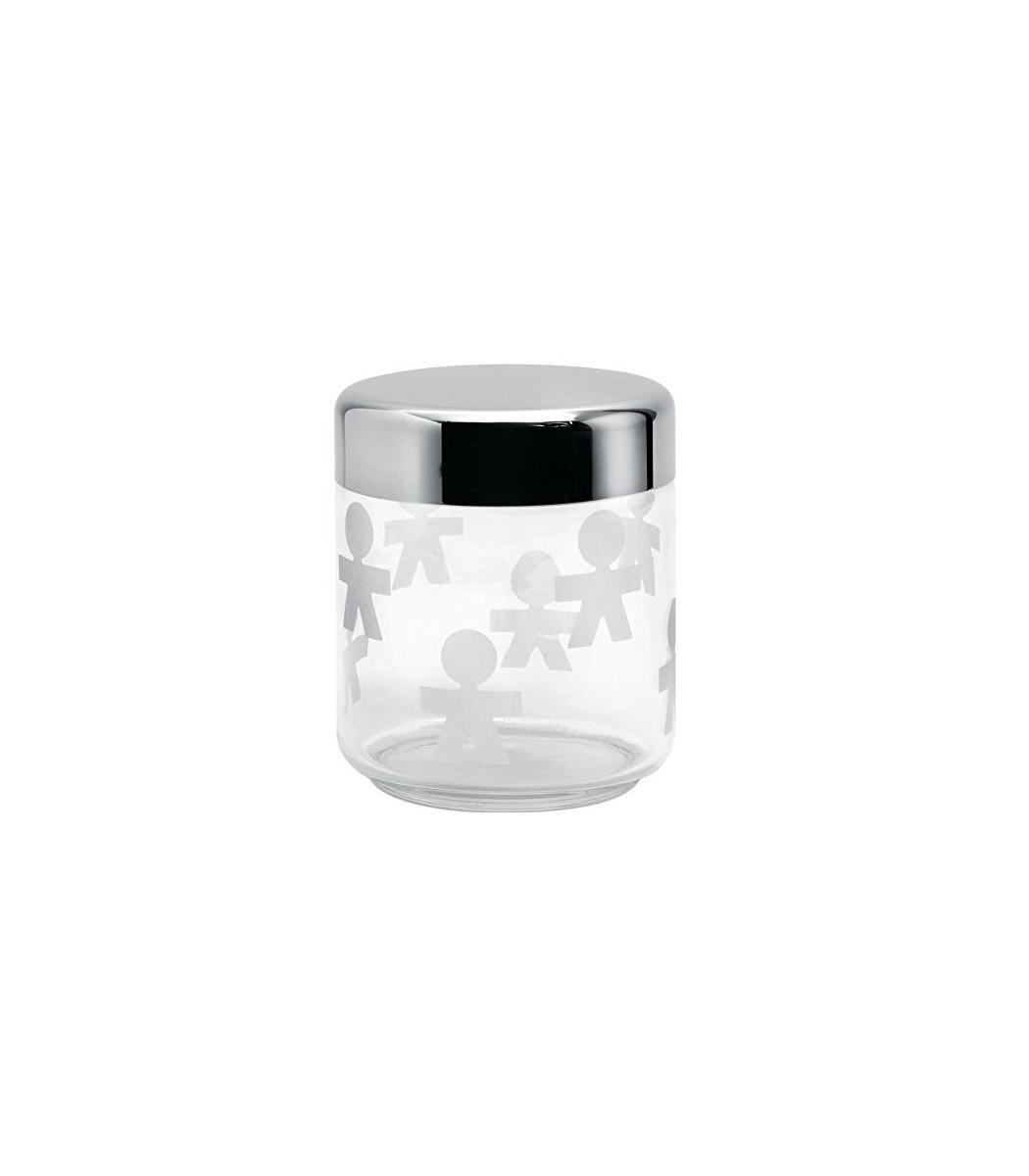 VORRATSBEHÄLTER VORRATSDOSE Girotondo - AKK36 - ø 10.5 cm / 750 ml - von King-Kong - Transparent, Glas (2/13/11cm) - Alessi