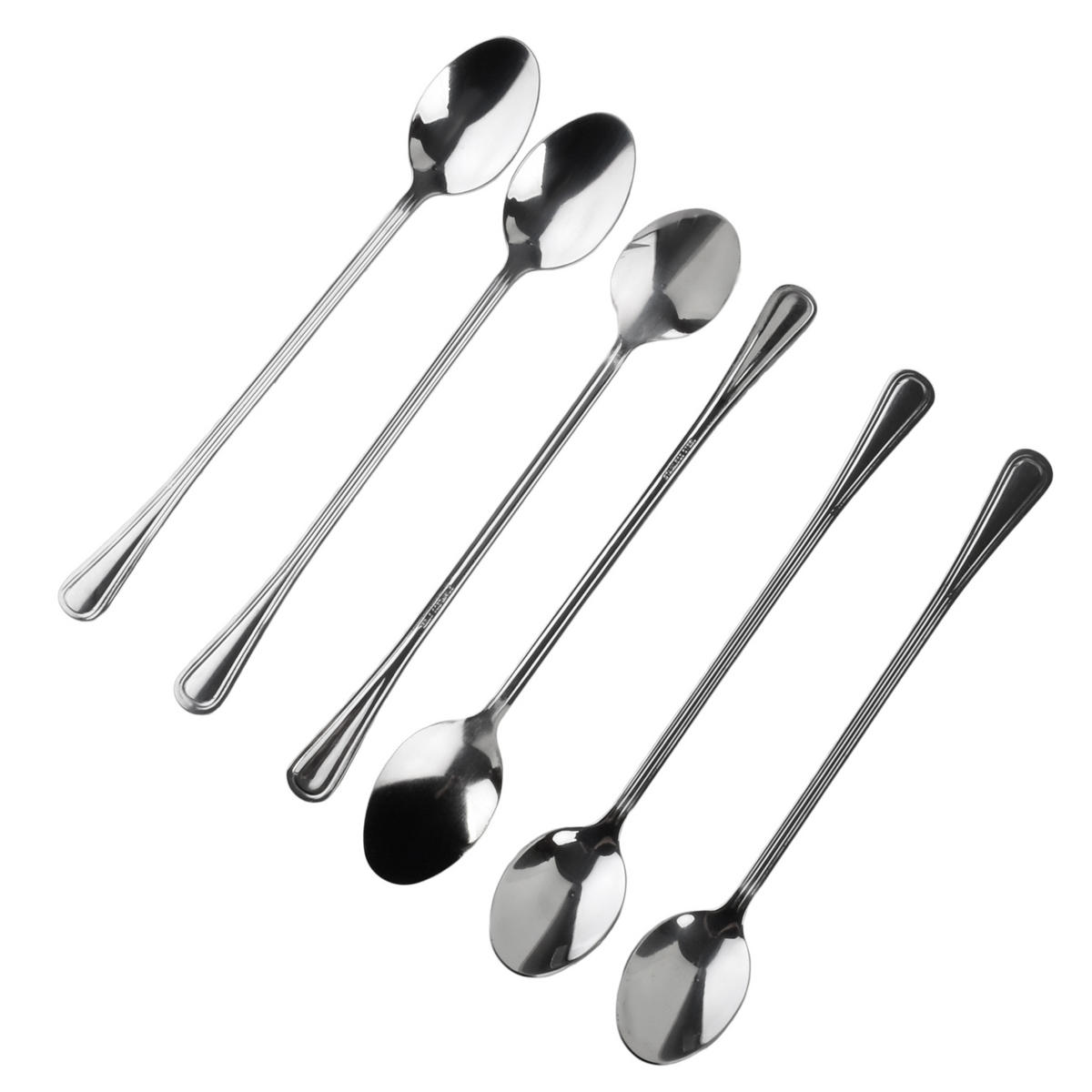 KAFFEELÖFFEL Dhalia Daisy 6-tlg silberfarben 2/2/19 cm Edelstahl - Silberfarben, Metall - Mondex