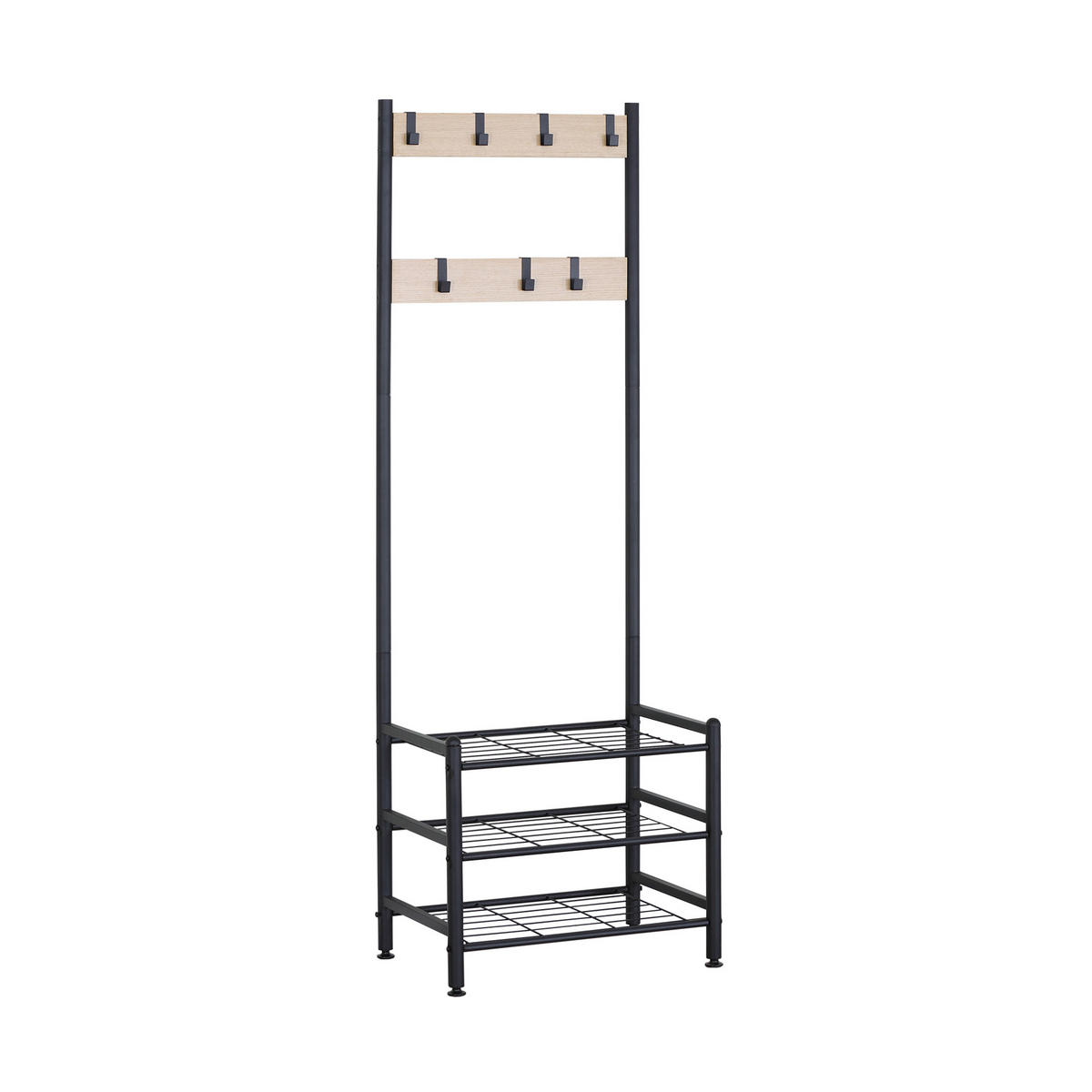 GARDEROBENSTÄNDER Beige 40/60/175 cm - Beige, Metall (40/175/60cm) - Mobili Rebecca