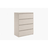 KOMMODE 4 Schubladen Kaschmir - Kaschmir, Holzwerkstoff (70/35/99cm) - EMIX24