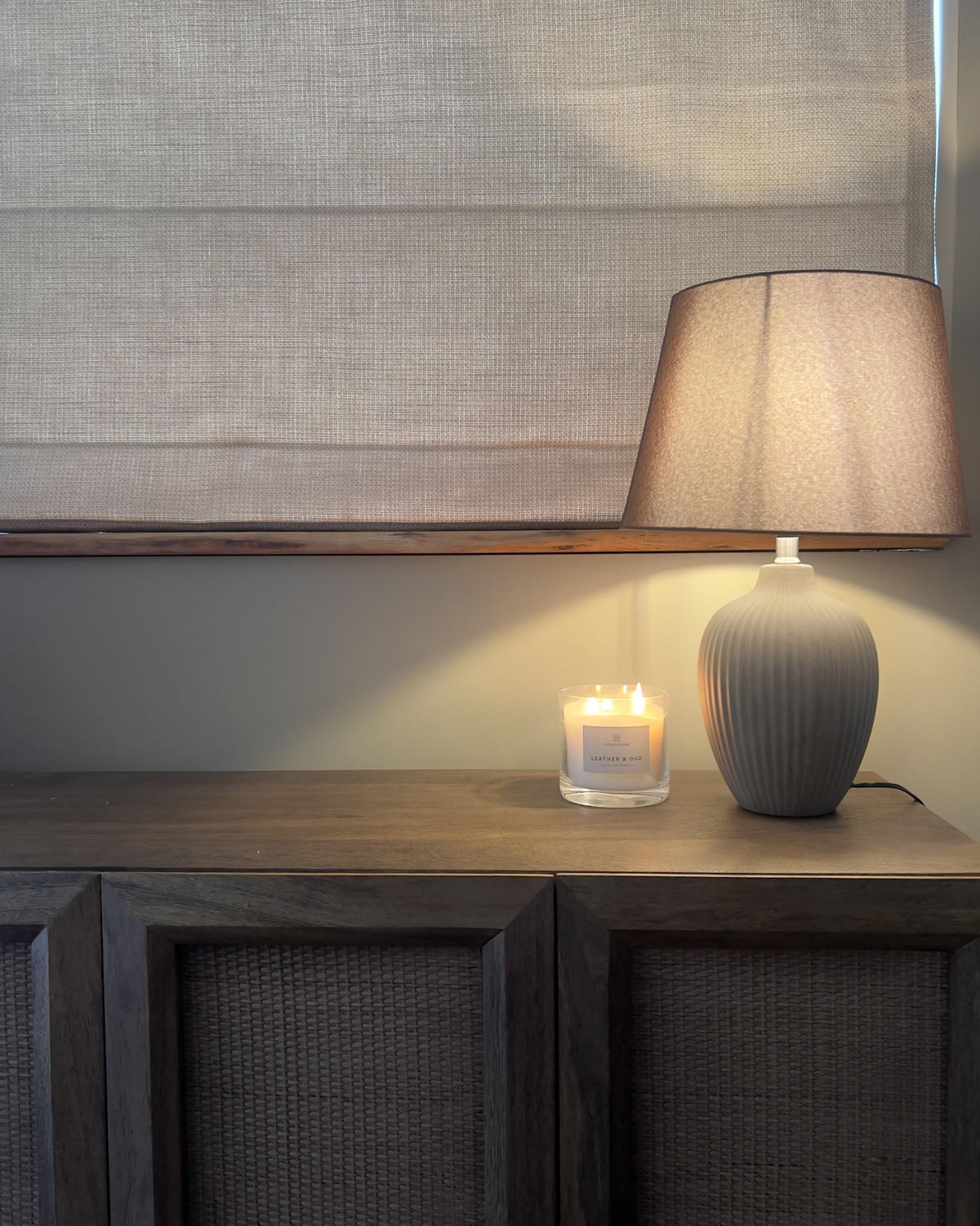 TISCHLAMPE Fergus 33/33/52 cm - Braun, Keramik (33/33/52cm) - Beliani