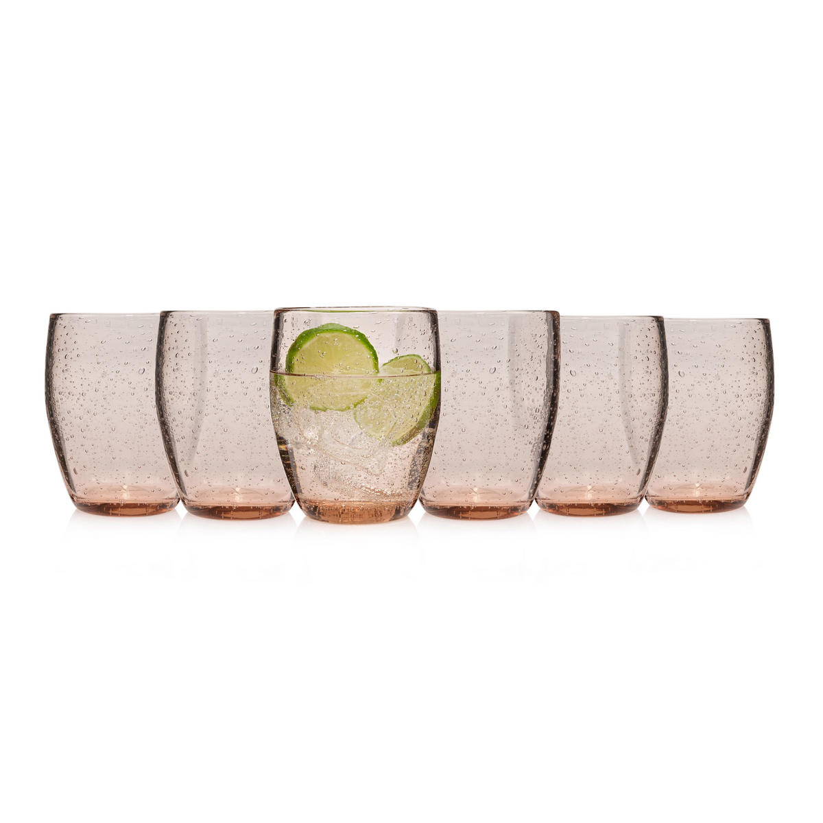 TRINKGLÄSER Set London Braun 6 teilig - Braun, Glas - Sänger