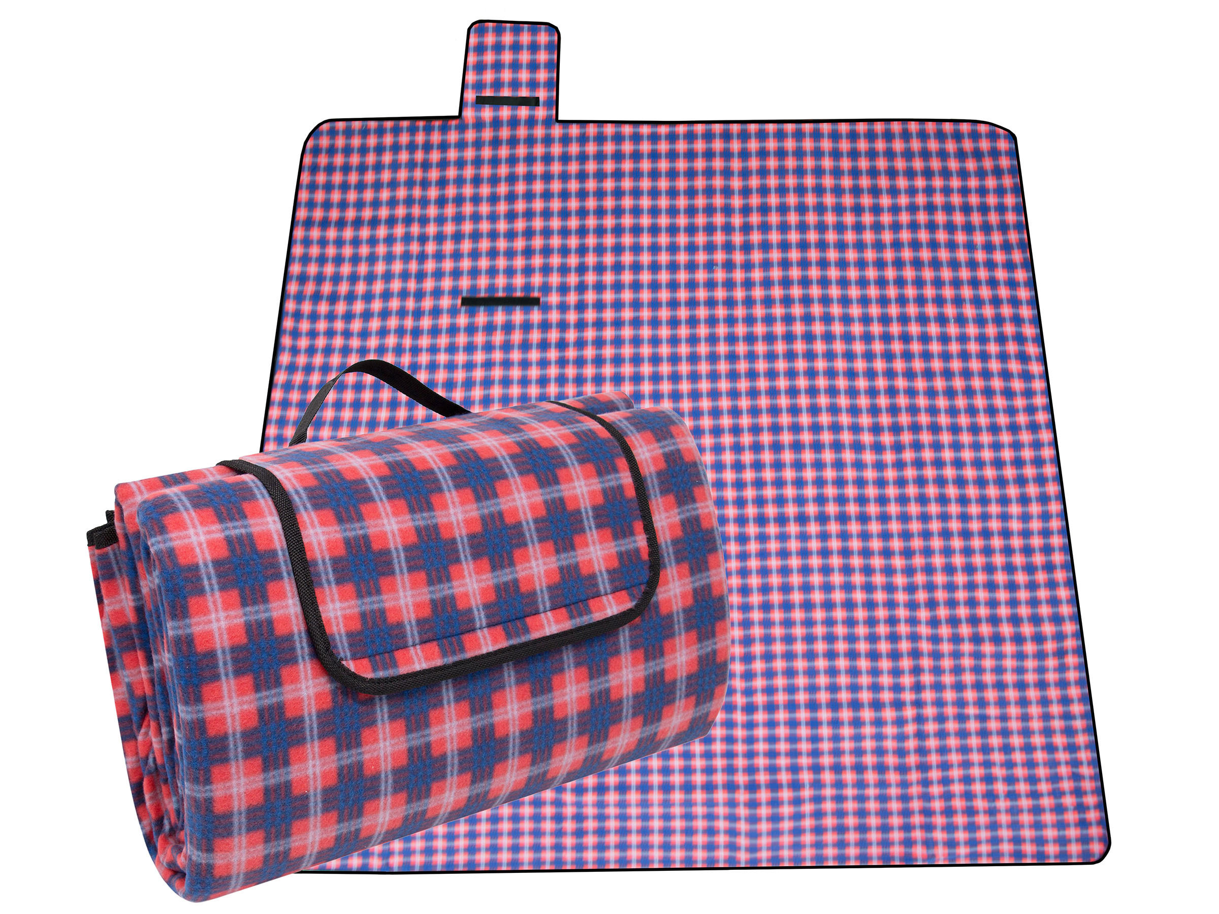 Zollner24 Picknickdecke, Rot 200x200 cm