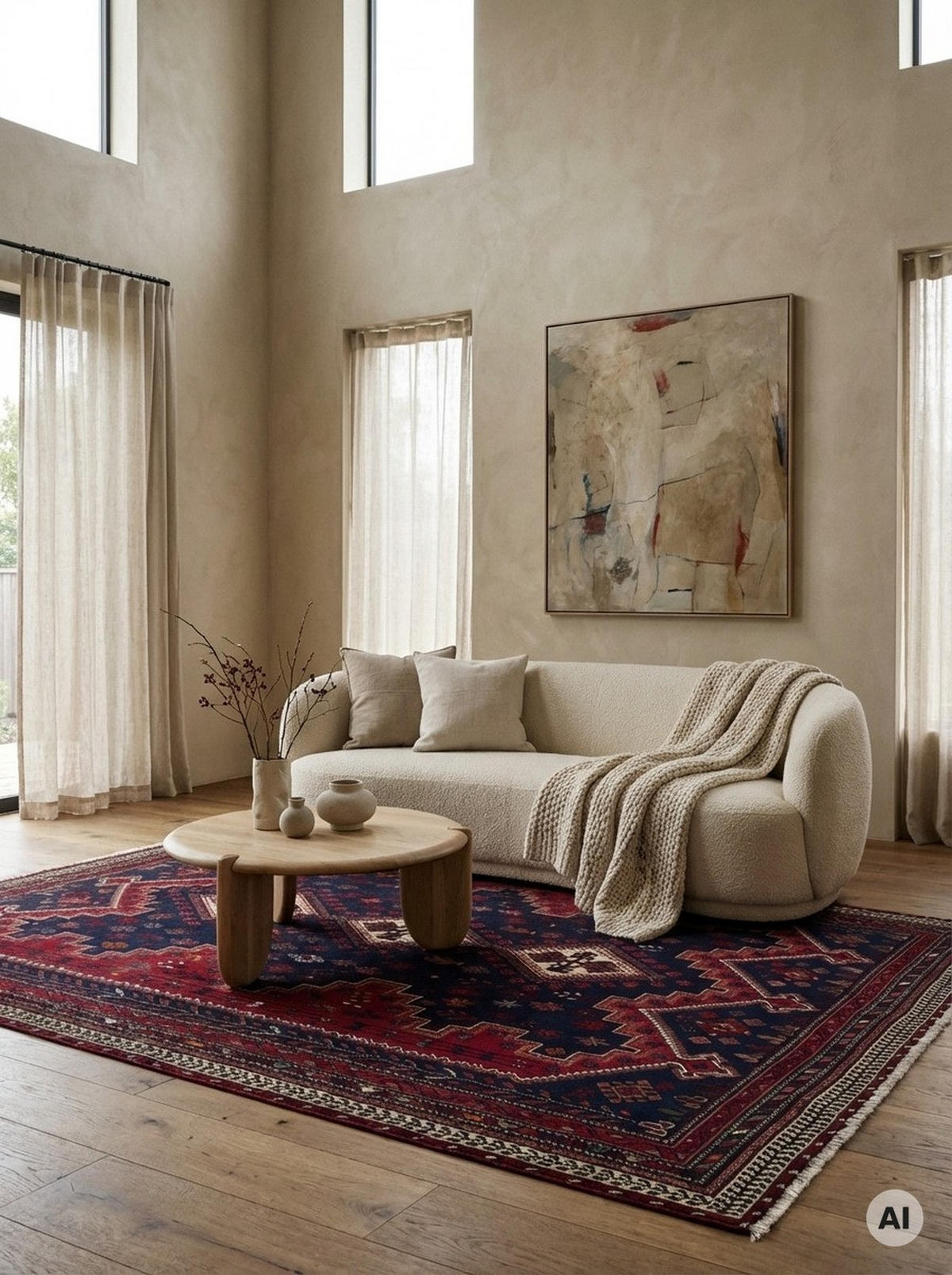 ORIENTTEPPICH handgeknüpft Afshar Blau 241/176 cm Schurwolle - Blau, Textil (176/241cm) - Looma
