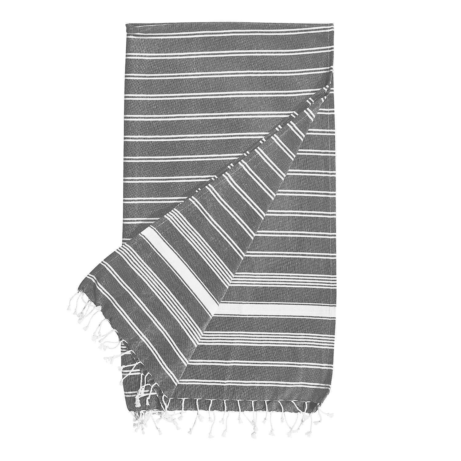 HAMAMTUCH (5er Set) Surfside - Anthrazit, Textil (90/170cm) - Butlers