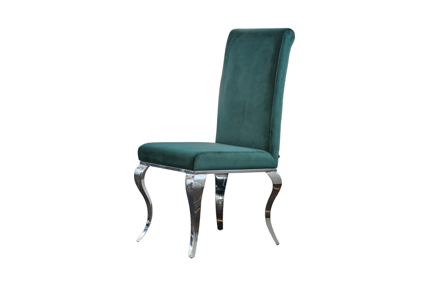 ESSZIMMERSTUHL LEIA Grün Velvet - Grün, Textil (44/101/64cm) - KAWOLA