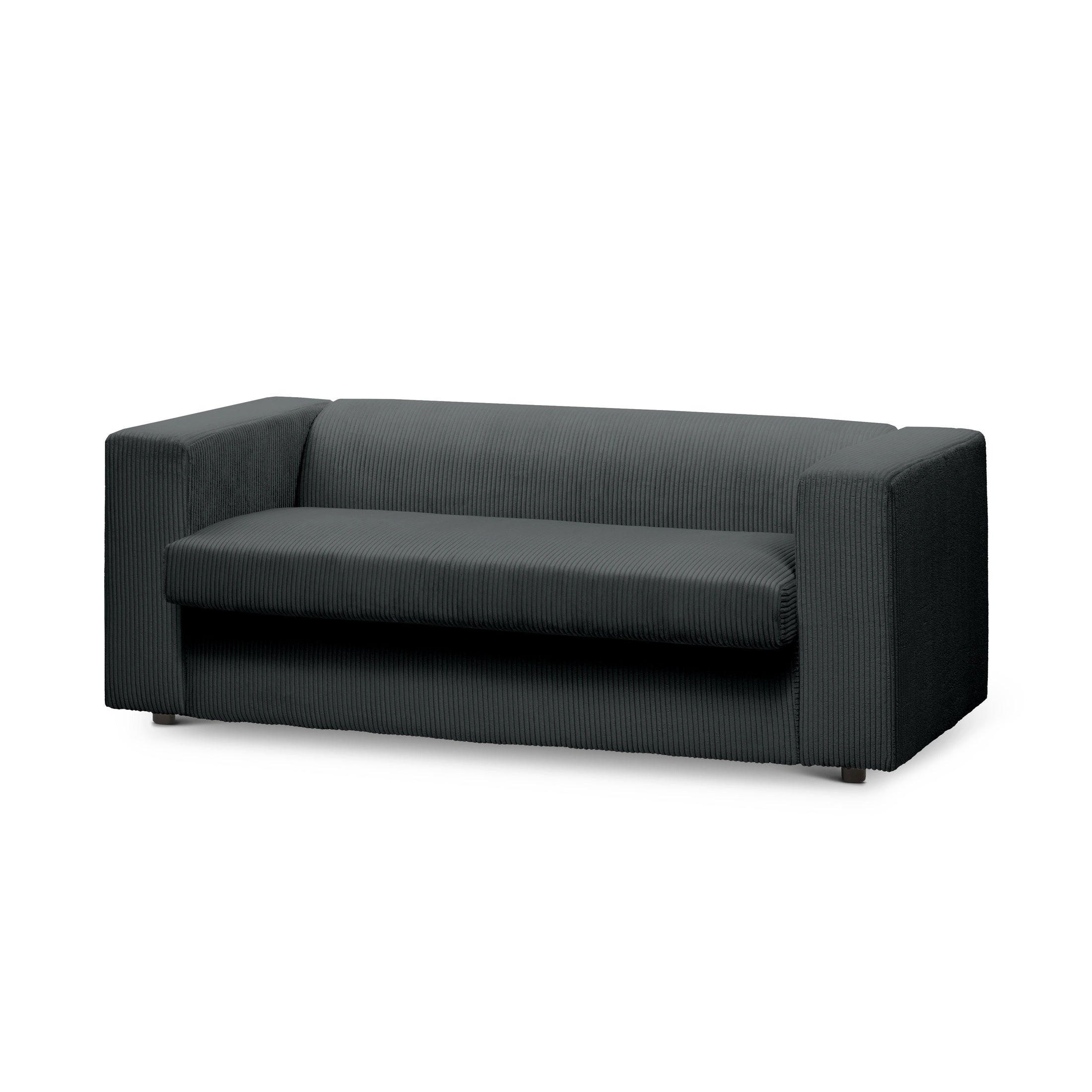 XXXLutz 2-Sitzer-Sofa Anthrazit 174x82x63 cm