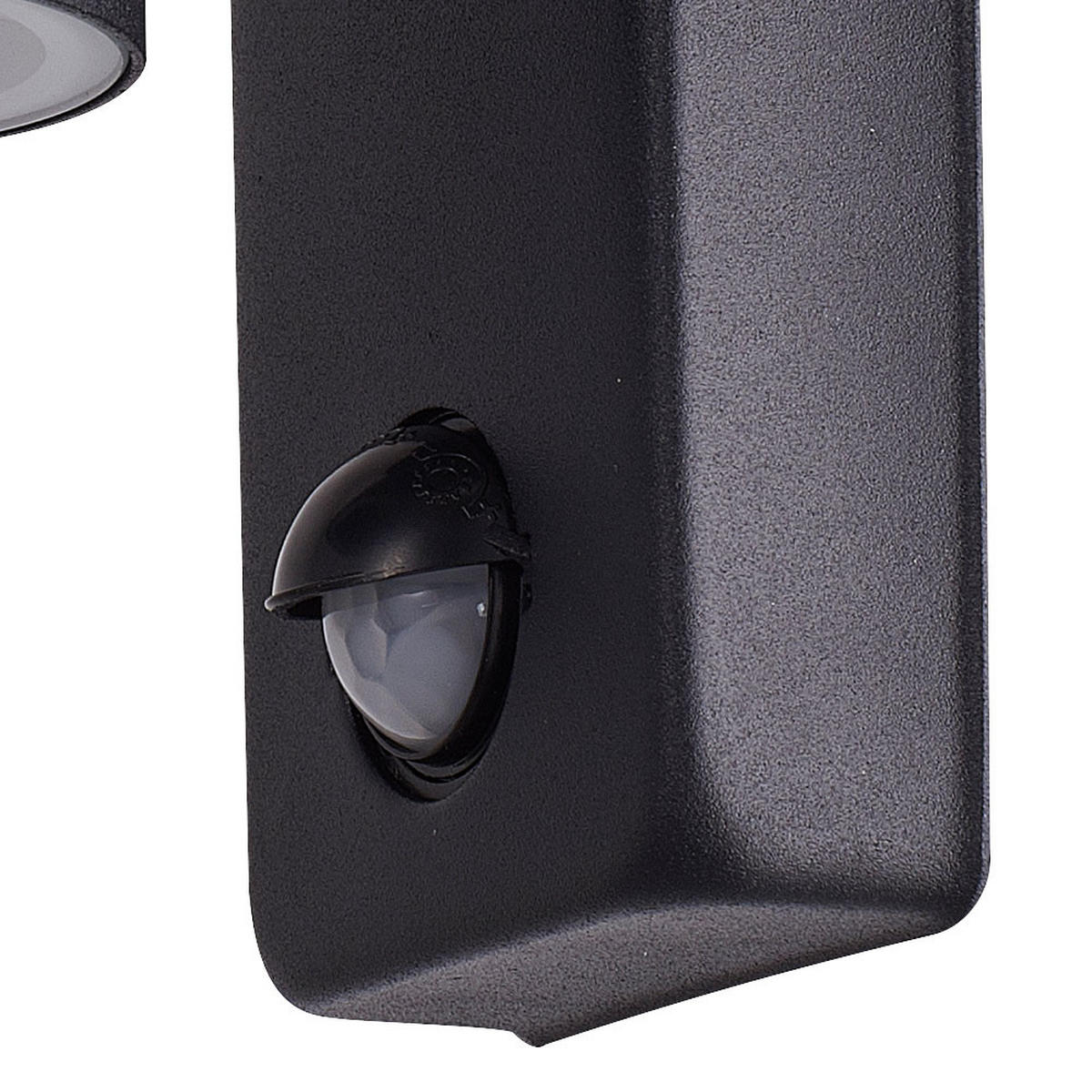 WANDLEUCHTE Alu-Druckguss Schwarz 2er Set - Schwarz, Glas (7.5/22/11.5cm)