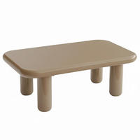 COUCHTISCH, Taupe - Taupe, Holzwerkstoff (100/60/36.5cm) - Oviala