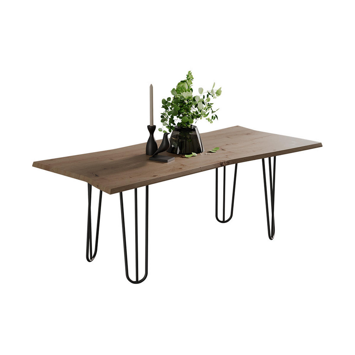 COUCHTISCH Yan Artisan 110 x 50 cm - Hellgrau, Holzwerkstoff (50/110/40cm) - Vicco