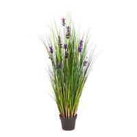 KUNSTPFLANZE Künstlicher Lavendel - Milly 120 cm - Grün, Kunststoff (120cm) - aplanta