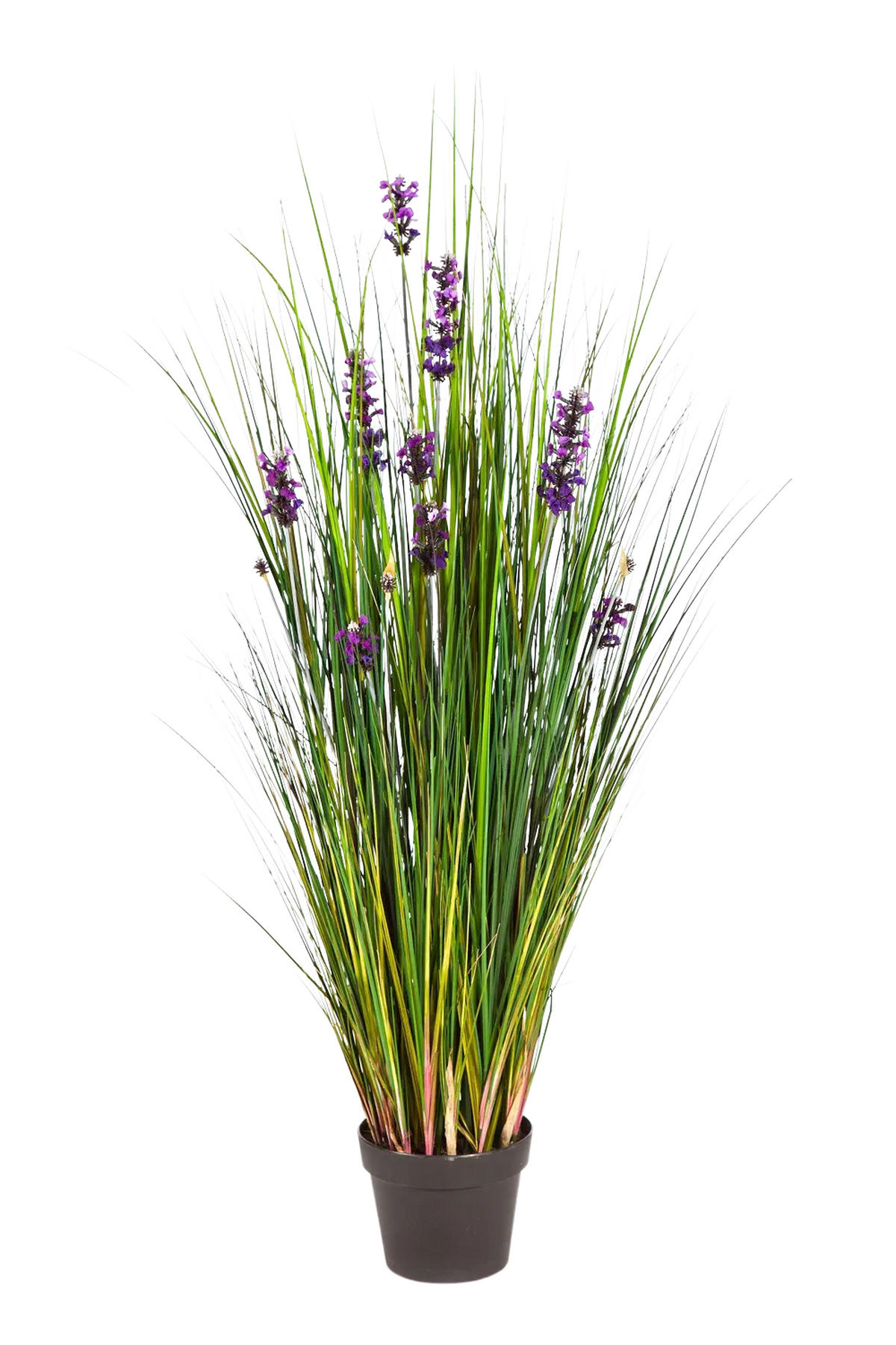 KUNSTPFLANZE Künstlicher Lavendel - Milly 120 cm - Grün, Kunststoff (120cm) - aplanta
