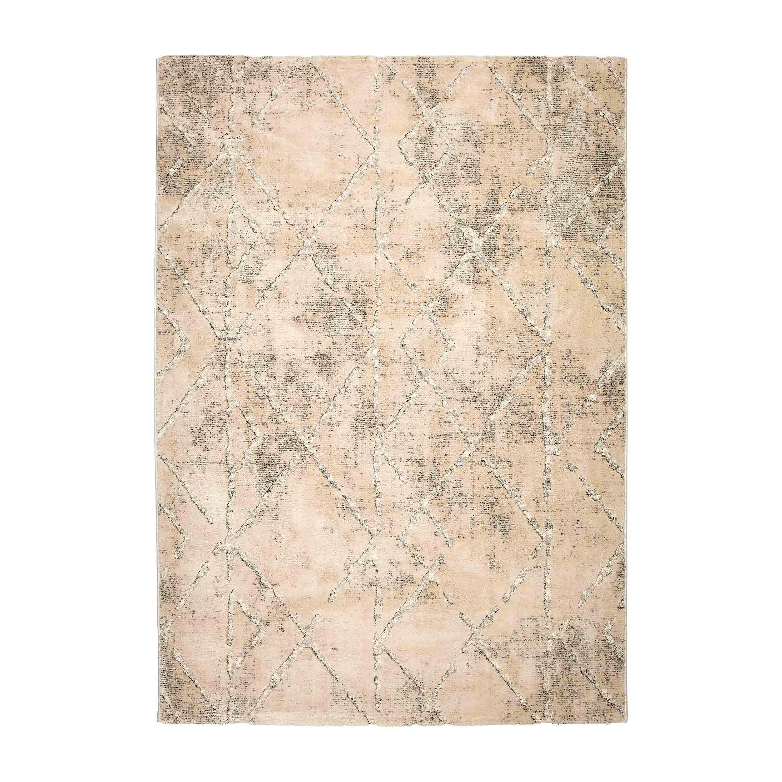 KURZFLORTEPPICH LOU - Hellgrau, Textil (133/190cm) - Astra