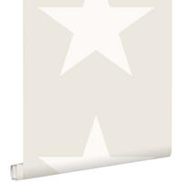 TAPETE Sterne 53 cm x 10.05 m - Beige, Papier (53/0.1cm) - ESTAhome