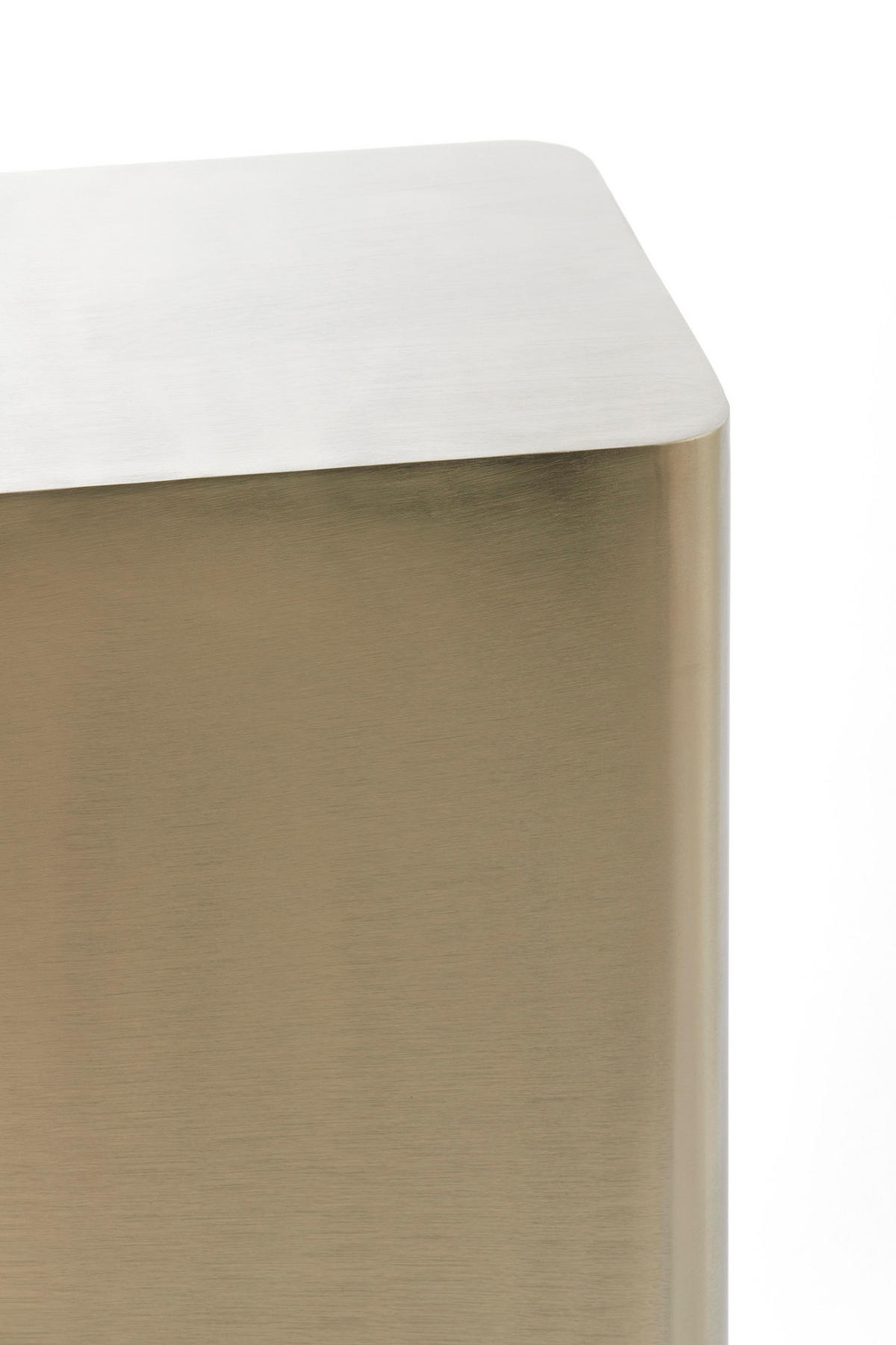 SÄULE Alurio Silber 30,5/30,5/60 cm - Silberfarben, Metall (30.5/30.5/60cm) - Light & Living