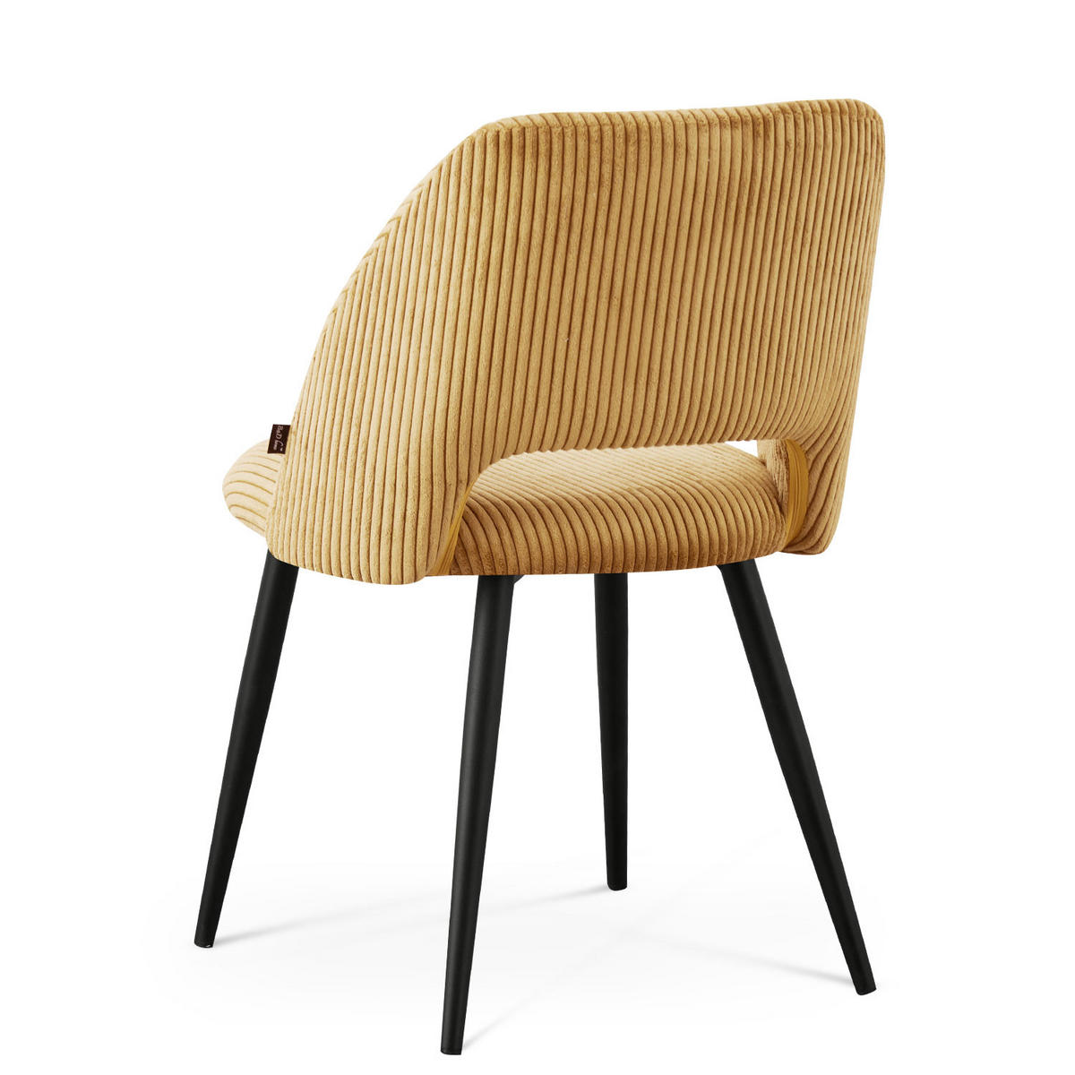 STUHL VICKY 2 Stück - Gelb, Metall (53/81/58cm) - B&D Home