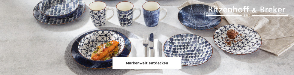 Ritzenhoff Breker Kombiservice Schwarz Blau