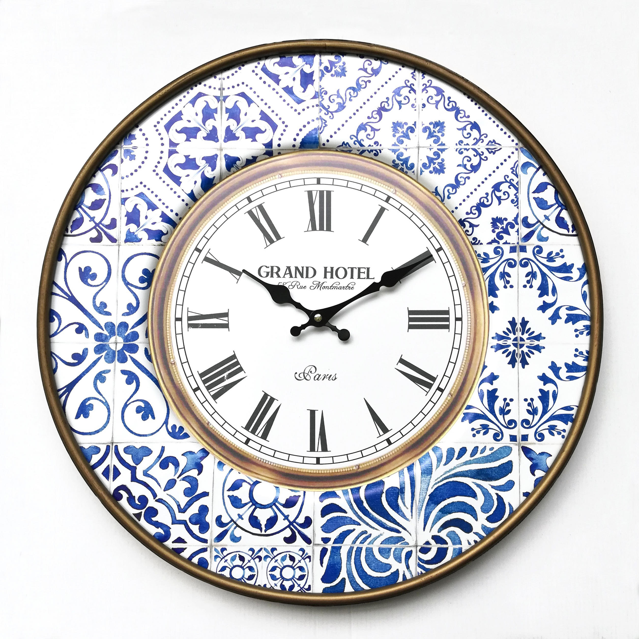 WANDUHR Weiß 5/50/50 cm - Weiß, Holzwerkstoff (5/50/50cm) - Mobili Rebecca